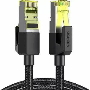 Кабель Ethernet UGREEN NW150 30791 RJ45 Cat7 10Gbps 10 м — чёрный