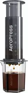 Manual coffee maker AeroPress XL 2501060035 — black, 600 ml server, 500 ml brewing capacity, 298 mm height