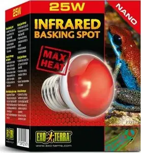 Heat Lamp Bulb Exo Terra Infrared Basking Spot NANO 25W – infrared heat bulb for terrariums