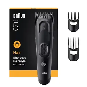 Matu griešanas mašīna Braun HC5530 Melna 3mm līdz 35mm Akumulators 50min