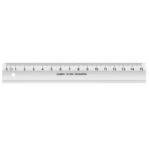 Līnijas mērītājs Linex 1015M 150 mm Stirolakrilonitrils Pelēks