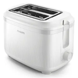 Toaster Philips 3000 series 2 slices White Metal 900 W