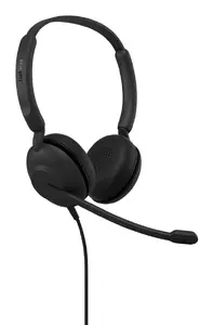 Jabra Evolve 10 Stereo Austiņas Ar Vadu USB-A Binokulārās Uzliekamās Melnas ar Mikrofonu uz Stienīša