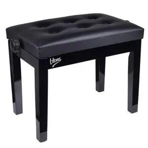 Piano bench V-tone V-TONE BENCH 1 BK Black — padded keyboard bench, standard height