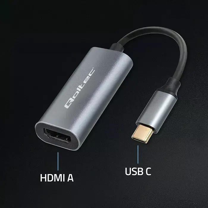 USB-C uz HDMI 4K 60Hz QOLTEC adapteris Photo 4
