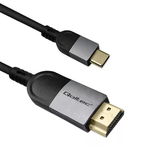 USB-C to HDMI cable QOLTEC 50438 — 2 m, 4K 60Hz