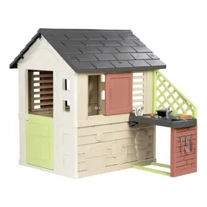 Smoby Nature Playhouse with Kitchen and Accessories