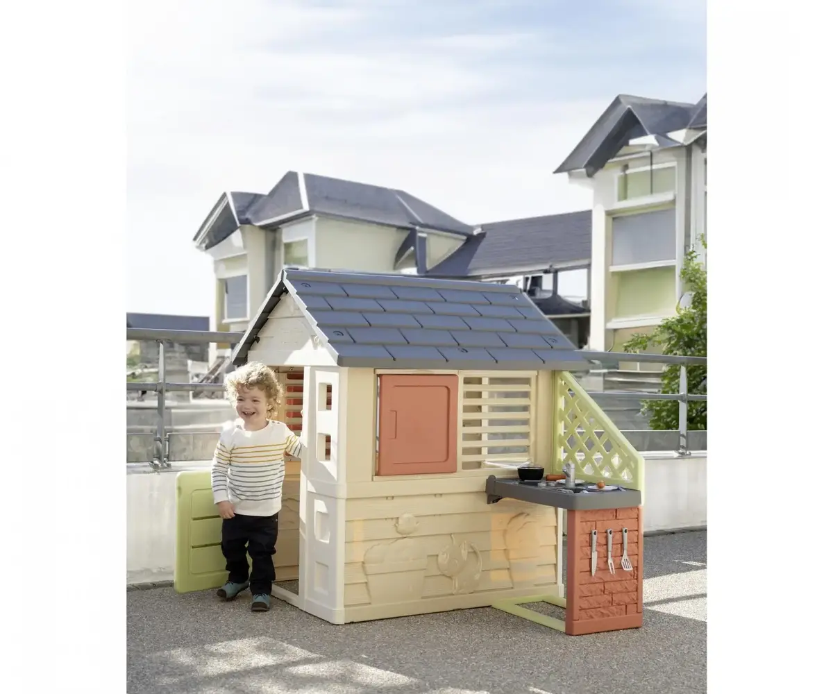 Smoby Nature Playhouse with Kitchen Photo 2