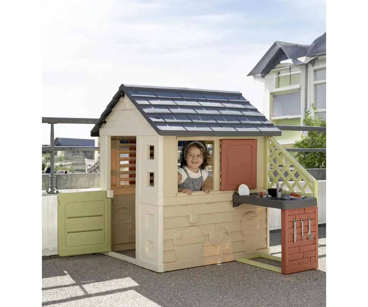 Smoby Nature Playhouse with Kitchen Photo 3
