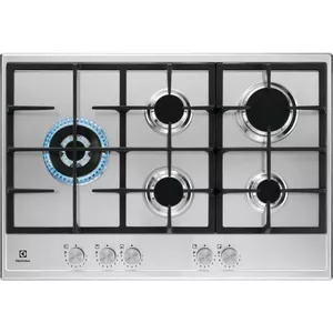 Gas Hob KGS75662SX SMK, 4 Cooking Zones, Touch Control