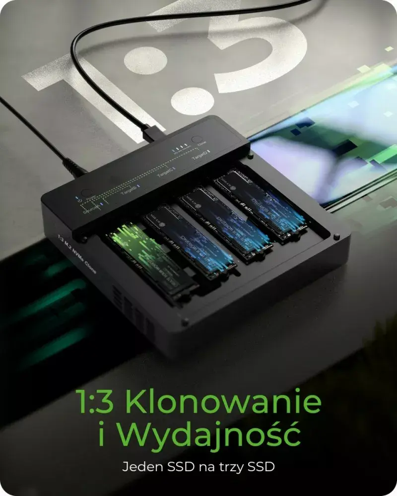 icybox IB-4013MCL-C4 4-bay M.2 NVMe USB 3.1 docking station Photo 2