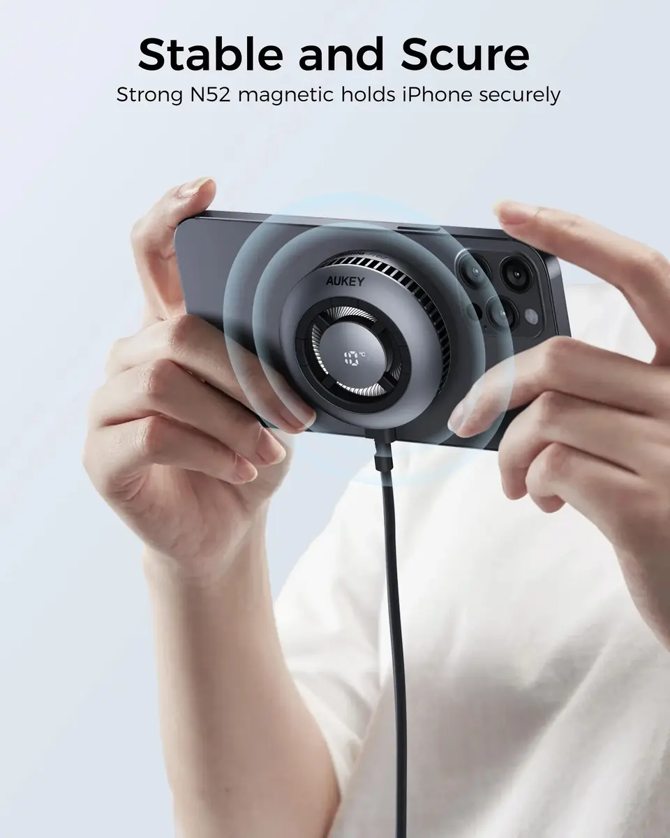 Bezvadu lādētājs AUKEY LC-G10 MagFusion Photo 4