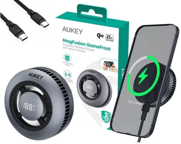 Wireless Charger AUKEY LC-G10 MagFusion GameFrost Photo 6