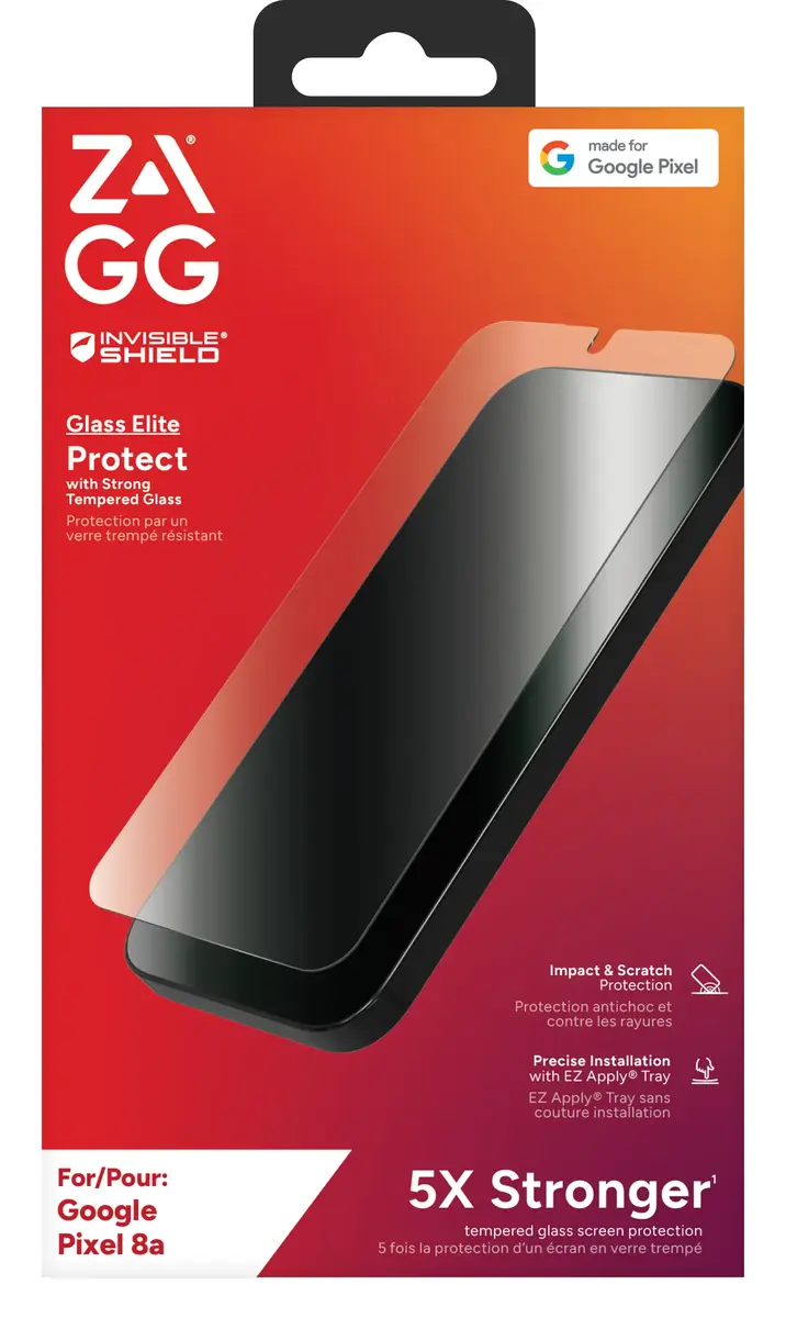 Zagg InvisibleShield Glass Elite screen protector for Pixel 8a Photo 3