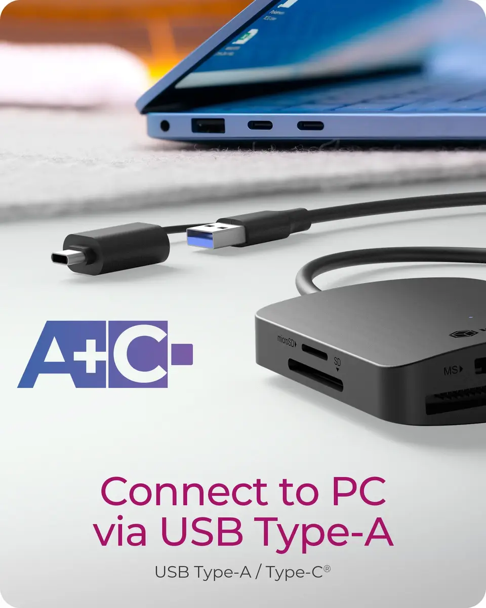 RAIDSONIC IB-CR302-CU3 karšu lasītājs USB 3.2 Gen 1 Photo 6