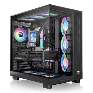 PC case Thermaltake View 380 XL TG ARGB Midi Tower Black
