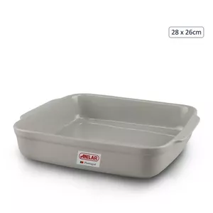 Keramikas bļoda Anitex PT0750865, 28×26 cm, pelēka