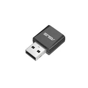 USB Wi‑Fi adapter ASUS USB‑BE92 Nano, tri‑band 2.4/5/6 GHz, Wi‑Fi 7 (802.11be), up to 2882 Mbps, USB 2.0, black