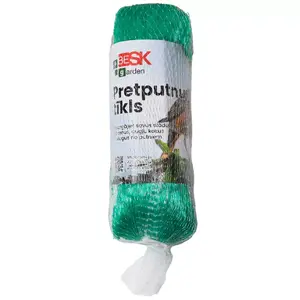 Pretputnu tīkls BESK 4 m x 12 m, zaļš