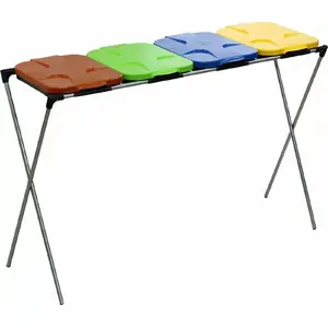Trash Bag Stand for 4 Bags GEKO G71261 — waste segregation holder for 4 bin bags