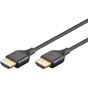 Кабель HDMI Goobay 2м Тип A Мужской к Мужскому 48 Гбит/с Черный