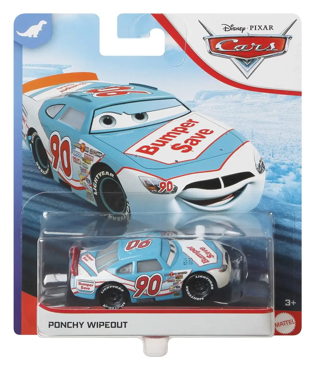 MATTEL Disney Pixar Cars Ponchy Wipeout car Photo 4