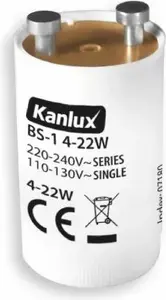 Kanlux BS-1 Fluorescent Lamp Starter 4-22W