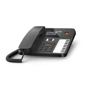 Gigaset Desk 800A DECT telefons Melns ar atbildētāju skaļruni un displeju