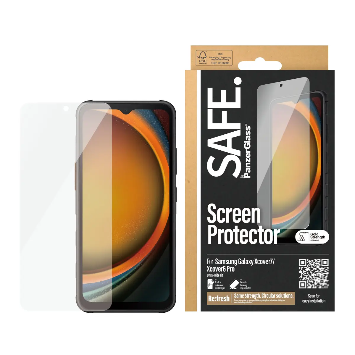 Ekrāna aizsargs PanzerGlass SAFE Samsung Galaxy Xcover7 Photo 2