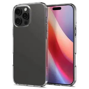 Чехол Spigen для iPhone 16 Pro — Crystal Flex прозрачный, для экрана до 16 см (6,3")