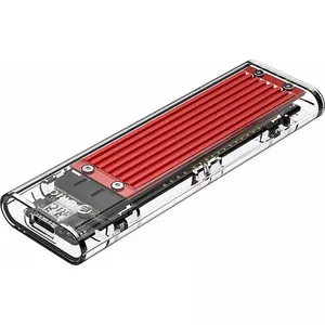 Внешний корпус для M.2 NVMe SSD ORICO USB-C 10 Гбит/с красный — для одного накопителя M.2 NVMe