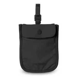 Protective Neck Pouch Pacsafe Coversafe S 11 cm Black – anti-theft travel pouch