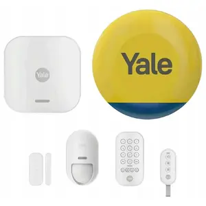 Alarm system starter kit Yale AL-SK3-1A-EU — control unit with siren, 1 motion + 1 door sensor, 1000 m range, 100 dB