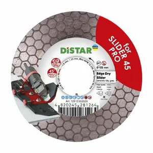 Diamond Cutting Blade DISTAR EDGE DRY SLIDER 125 mm, 1.6 mm thickness, 25.4 mm bore