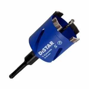 Diamond core drill bit Distar T-Concrete 68 mm diameter, 65 mm cutting length, SDS+ shank