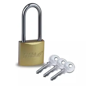 Padlock Dedra 11U130 — single padlock, metal body, keyed or combination unspecified