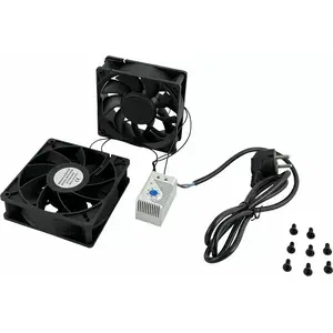 Cabinet fan set with thermostat Alantec SA-F-C-T-01 — 2 pieces for external enclosures