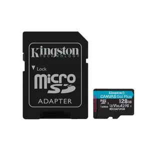 Flash Memory Kingston 128GB microSD UHS-I Canvas Go Plus Gen4