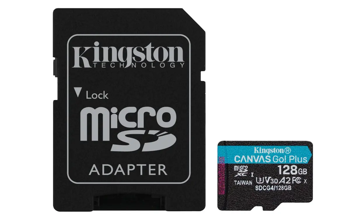 Zibatmiņa Kingston 128GB microSD UHS-I Canvas
