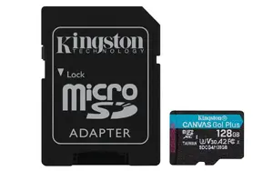 Флеш-память Kingston 128GB microSD UHS-I Canvas Go Plus Gen4
