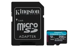 MicroSD Card Kingston 256GB UHS-I Canvas Go Plus Gen4