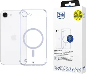 Slim lightweight protective case 3MK Just20g MagCase for Apple iPhone 16E — 20 g, magnetic compatibility