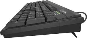 Keysonic KSK-8008U-IP Full-size Wired Membrane Keyboard USB Black 105 Keys IPX7