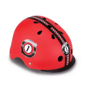 Protective Helmet GLOBBER Elite Lights XS/S 48–53 cm Red