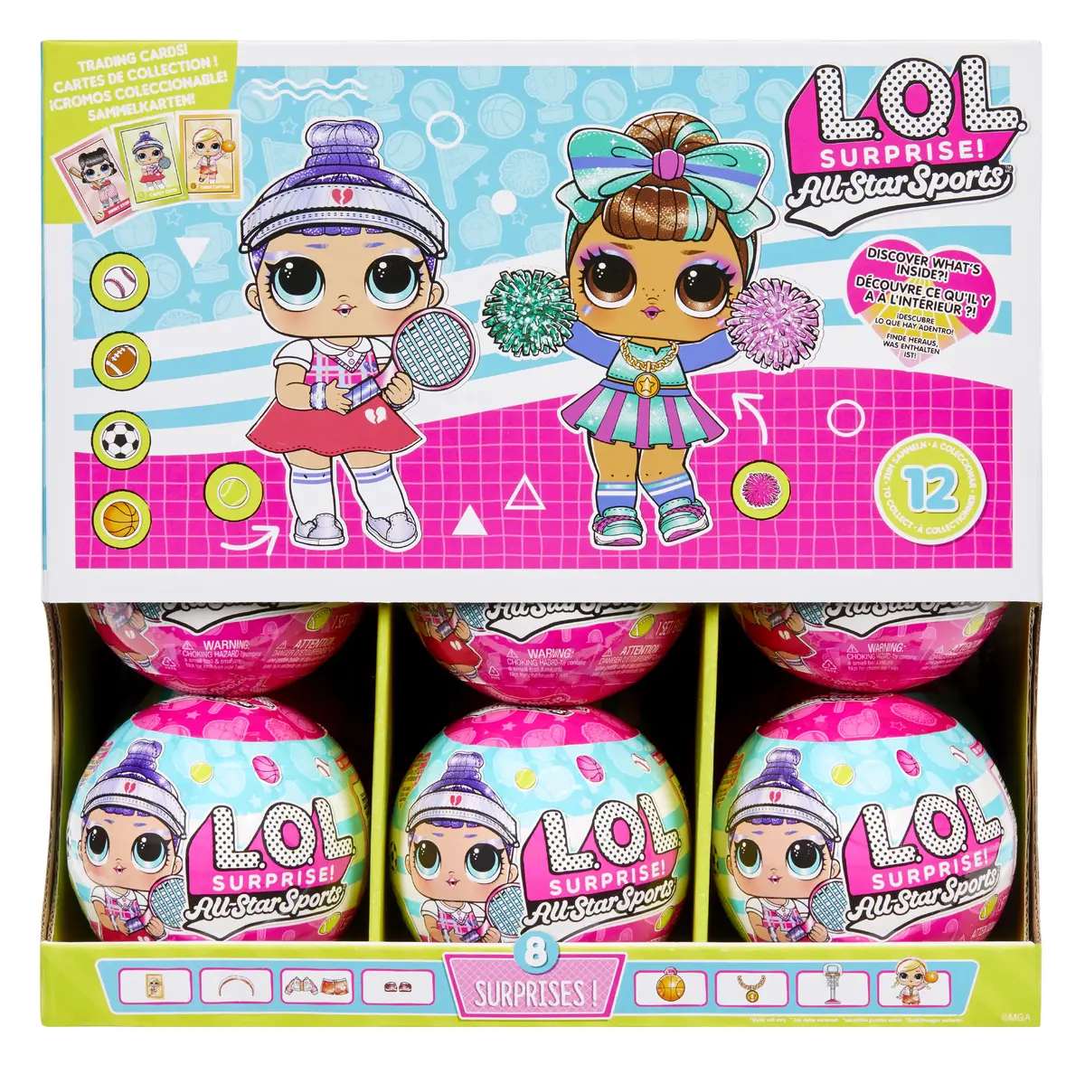 Mini lelle L.O.L. Surprise! All Star Sports Vault Tot Asst Photo 17