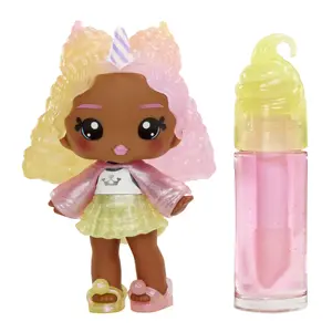 Mini lelle MGA Entertainment Yummiland Lip Gloss Doll Series 2 Cotton Candy Nia Candy Fluff