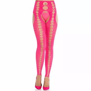 Zeķubikses Leg Avenue D-243090 bez jostas bezšuvju blīvas neona rozā, one size