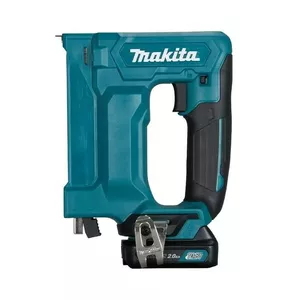 Stapler Makita ST113DWAJ 12V CXT battery-powered, includes 1x 2.0Ah battery