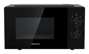 Микроволновая печь с грилем Hisense H20MOBP1G, 20 л, 700 Вт, черная