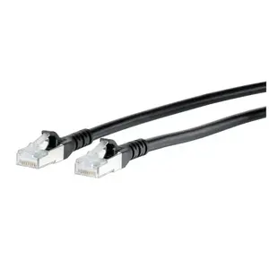 Сетевой кабель METZ CONNECT 130845G000-E RJ-45 Cat6a 70 м Черный